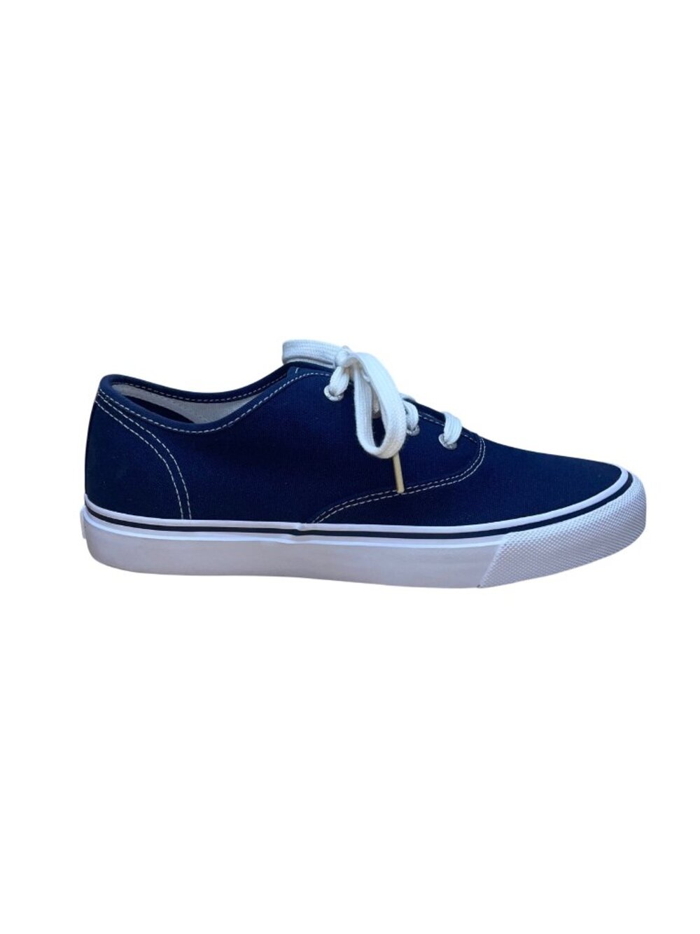 G.H. Bass & Co Women’s Navy Canvas Lace-Up Bass Happy Sneakers Size 10 M